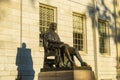 John Harvard Statue in Harvard University, Boston, USA