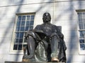 John Harvard Statue, Harvard Yard, Harvard University, Cambridge, Massachusetts, USA