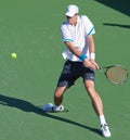 John ISNER at the 2009 BNP Paribas Open Royalty Free Stock Photo