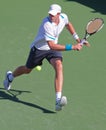 John ISNER at the 2009 BNP Paribas Open Royalty Free Stock Photo