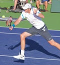 John ISNER at the 2009 BNP Paribas Open Royalty Free Stock Photo