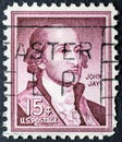 John Jay 1745 - 1829, American founding father and signatory of the Treaty of Paris of 1783 Royalty Free Stock Photo