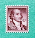 John Jay stamp Royalty Free Stock Photo