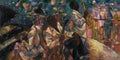 John Lee Hooker,oil painting, artist Roman Nogin, series `Sounds of Jazz.`
