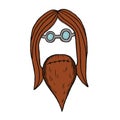 John Lennon funny cartoon character avatar