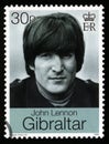 John Lennon Postage Stamp Royalty Free Stock Photo