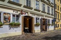 John Lennon Pub of Prague in Czech Republic. Royalty Free Stock Photo
