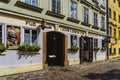 John Lennon Pub of Prague in Czech Republic. Royalty Free Stock Photo