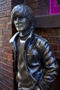 John Lennon Statue in Liverpool Royalty Free Stock Photo