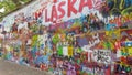 John lennon wall praga Royalty Free Stock Photo
