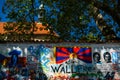 John Lennon wall in Prague Praha