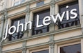 John Lewis Shop Sign Royalty Free Stock Photo