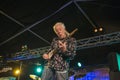 John Mayall playing guitar