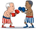 John McCain and barack Obama