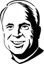 John McCain/eps Royalty Free Stock Photo