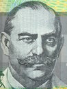 John Monash portrait from Australian money