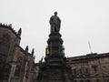 John Montagu Douglas Scott statue in Edinburgh Royalty Free Stock Photo