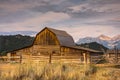 John Moulton Barn In Mormon Row In Grand Teton National Park Royalty Free Stock Photo