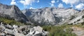 John Muir and Pacific Crest Trails in Kings Canyon National Park Royalty Free Stock Photo