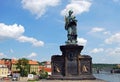 John of Nepomuk statue, Prague.