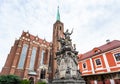John of Nepomuk statue in Wroclaw city
