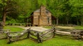 John Oliver's Cabin Great Smoky Mountains National Park Royalty Free Stock Photo