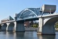 John Ross Bridge on Market Street in Chattanooga, Tennessee Royalty Free Stock Photo