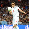 John Terry throws the ball Royalty Free Stock Photo