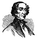 John Tyler, vintage illustration