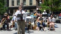 John Vishneski sings with the Chicago Barrister's Band