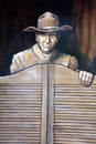 John Wayne mural