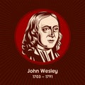 John Wesley 1703-1791 was an English cleric, theologian and evangelist who was a leader of a revival movement within the Church