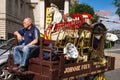 Johnnie Fox`s pub advertising. Dublin. Ireland Royalty Free Stock Photo