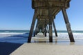 Johnnie Mercers Fishing Pier at Wrightsville Beach Royalty Free Stock Photo