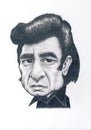 Johnny Cash Caricature