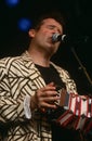 Johnny Clegg performing on stage Royalty Free Stock Photo