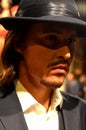 Johnny Depp figure made of wax