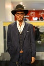 Johnny Depp - Hall of celebrities Royalty Free Stock Photo