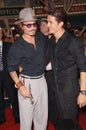 Johnny Depp,Orlando Bloom Royalty Free Stock Photo