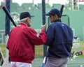 Johnny Pesky and Ichiro Royalty Free Stock Photo