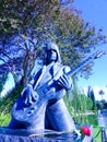 Johnny Ramone Statue In Hollywood Forever Cemetery