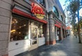 Johnny Rockets Restaurant Entrance at San Jose downtown in California