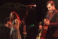 Johnnyswim - Abner Ramierez and Amanda Sudano film a holiday concert at Bowery Ballroom