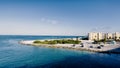 Johns Pass draw bridge vibrant colorful ocean and resorts