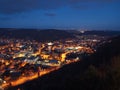 Johnstown Pennsylvania at Night Royalty Free Stock Photo