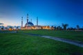 Johor Bahru, Malaysia - October 10 2017 : Mosque of Sultan Iskandar view during blue hour, Mosque Of Sultan Iskandar located at B Royalty Free Stock Photo