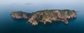 JOHOR, MALAYSIA - Nov 21, 2017: Aerial Photo of Pulau Rawa,Mersing Johor Royalty Free Stock Photo