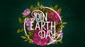 Join Earth Day. Poster template Royalty Free Stock Photo