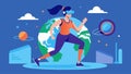 Join the global craze and compete against virtual avatars in a monthlong fitness challenge using tingedge VR technology
