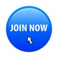 Join now button Royalty Free Stock Photo
